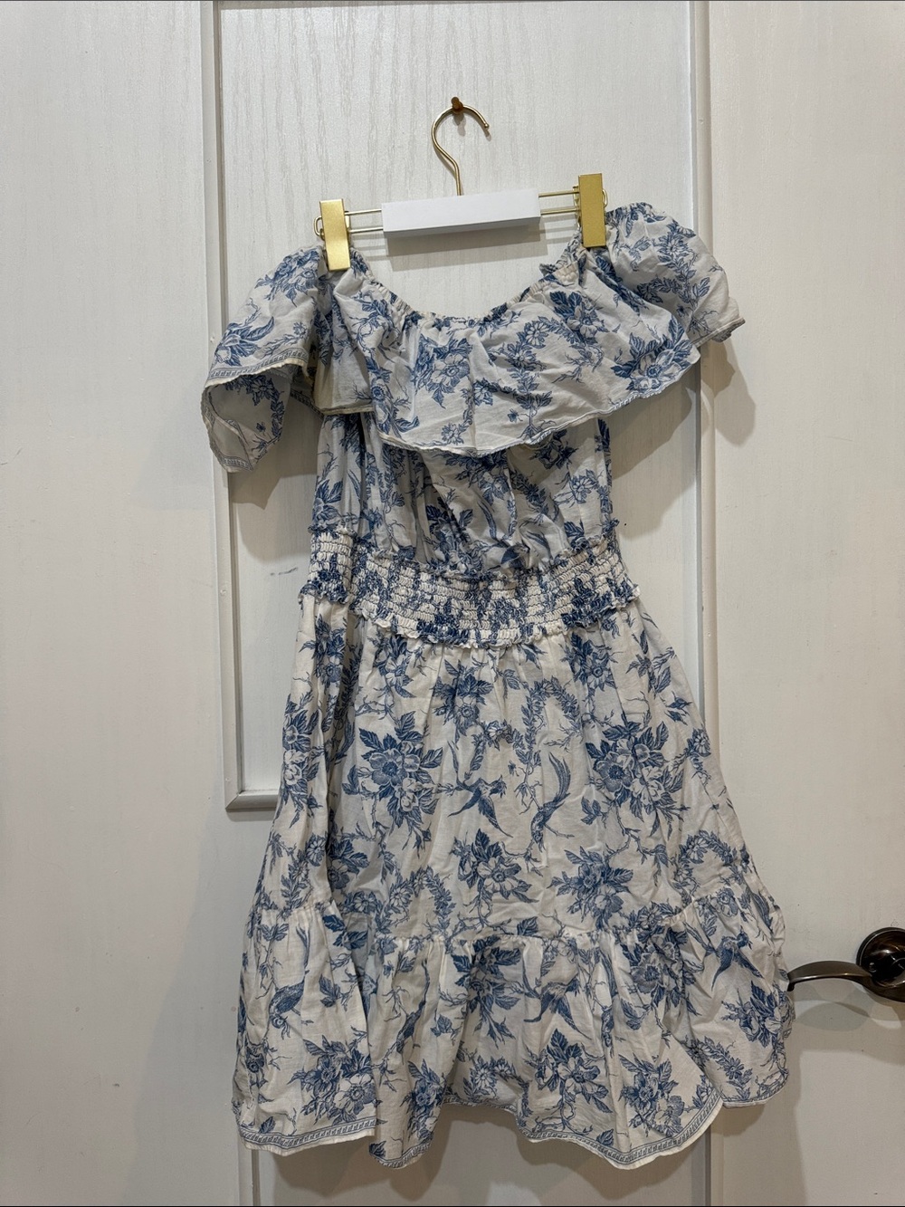 Max Studio Off Shoulder Toile Dress